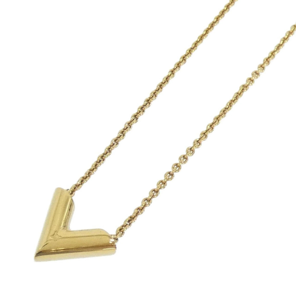 LOUIS VUITTON Gold Necklace - Picture 1 of 5
